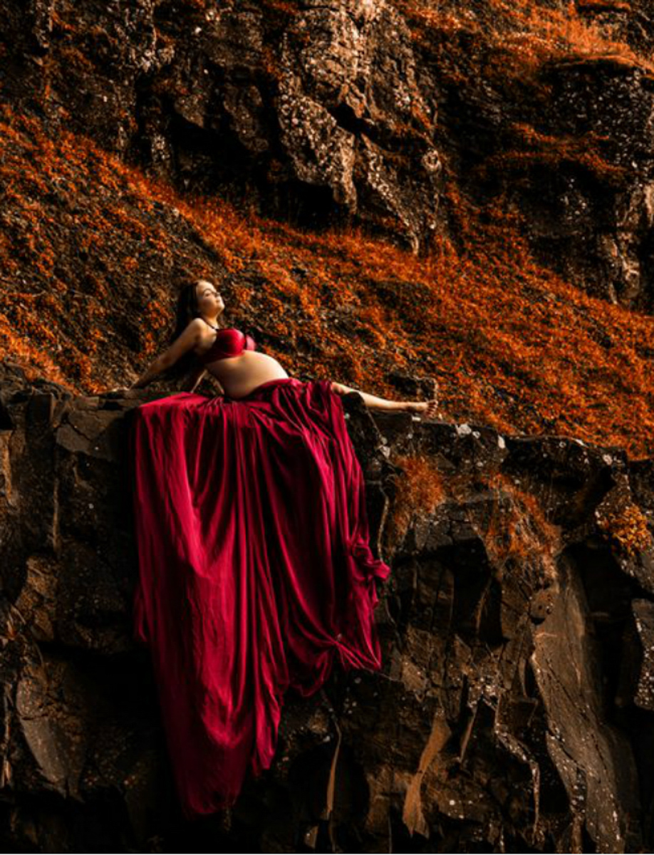 Gravidfotografering Udendørs