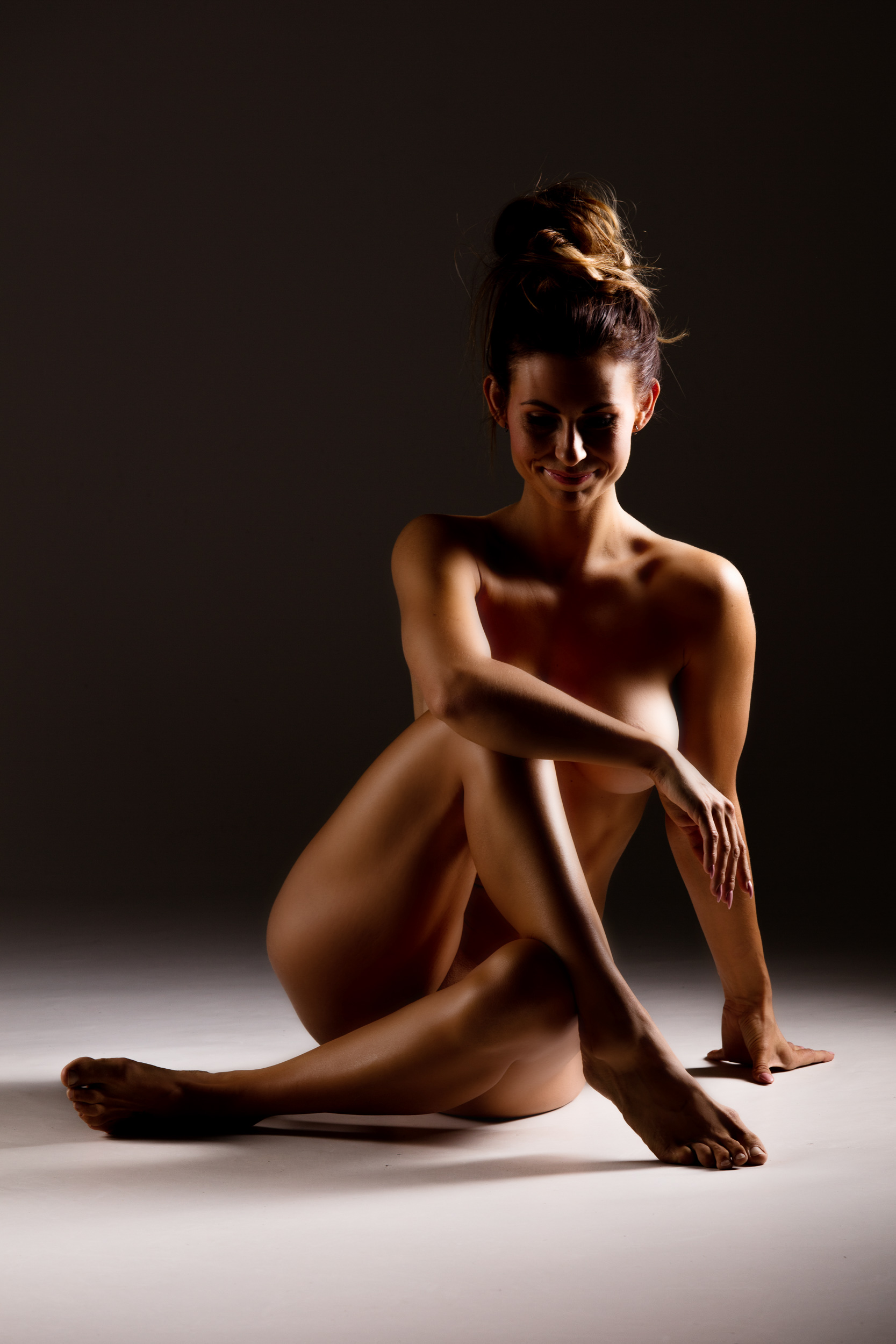 Boudoir fotografering i studiet i Haderslev