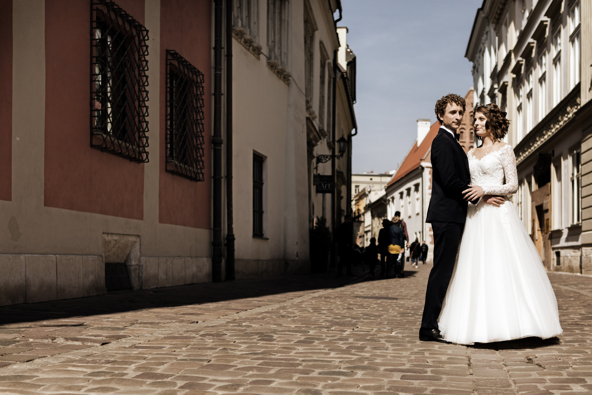Brudepar fotograferet i Kolding
