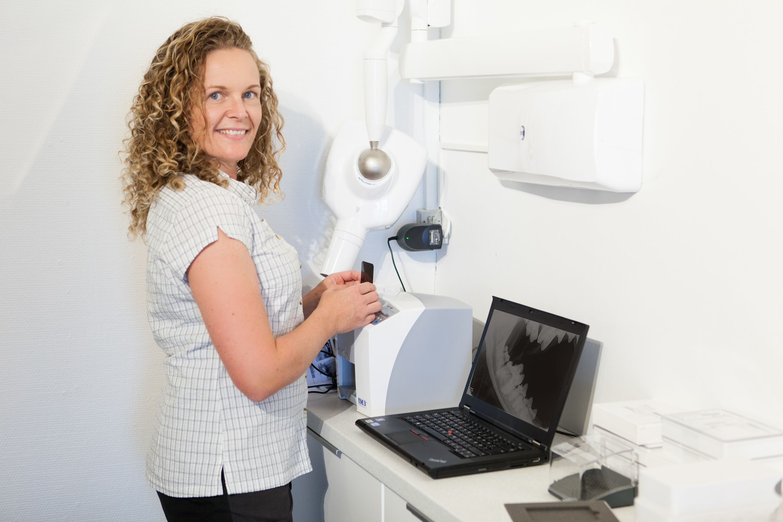 Fotografering af medarbejder i action