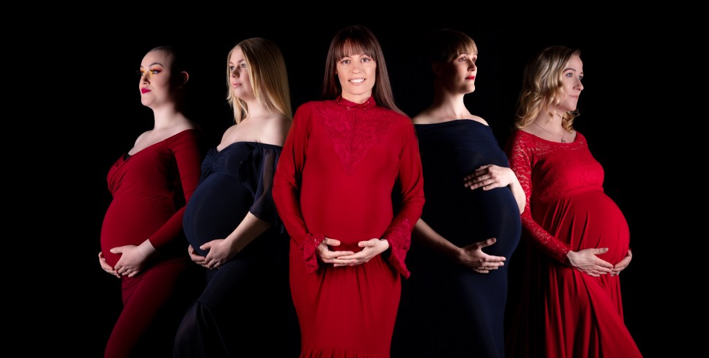 Graviditetskjoler til fotografering