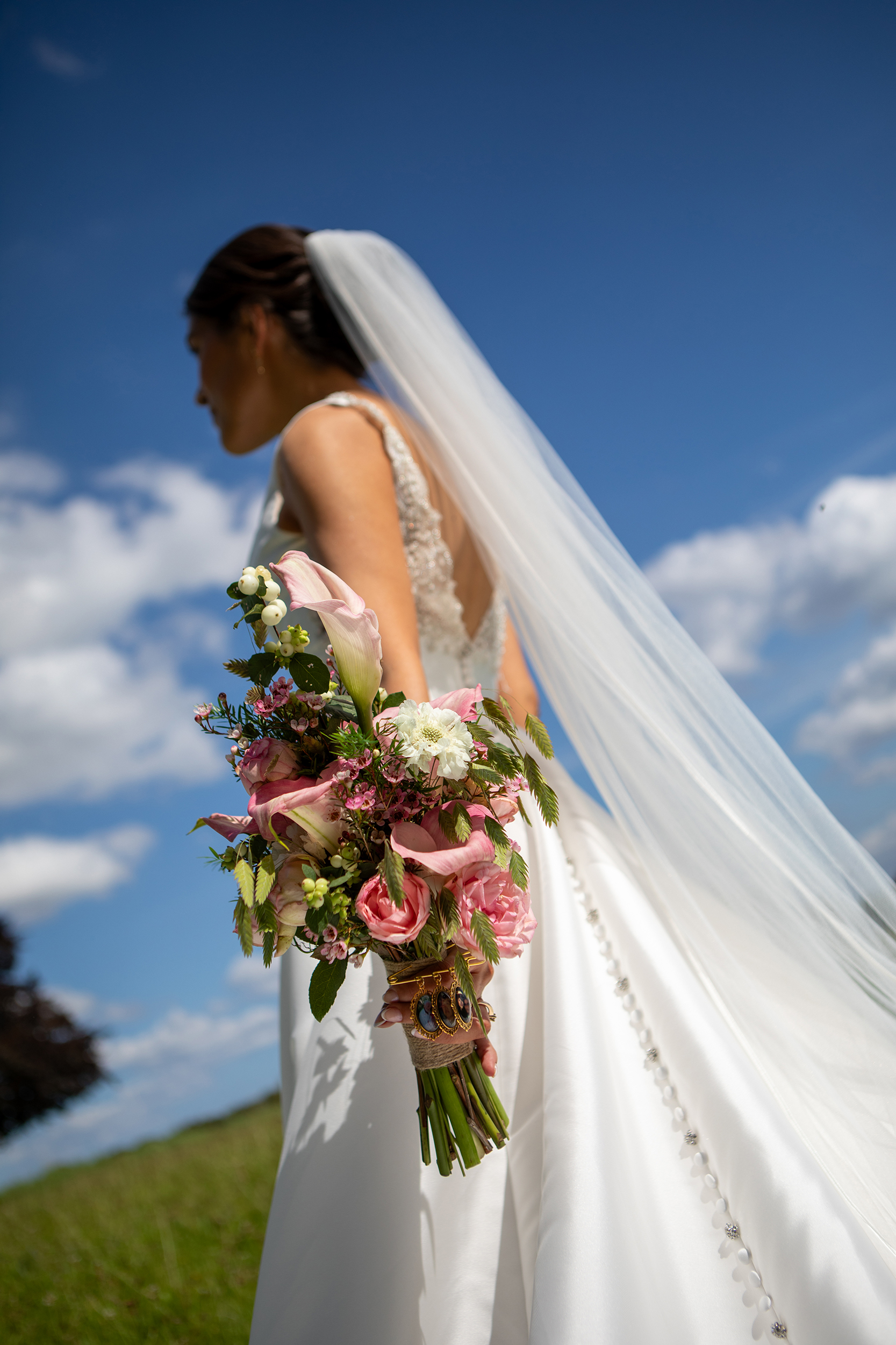 Brud fotograferet i Kolding